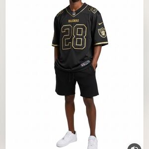 RARE Nike Raiders Black and Gold Jersey
